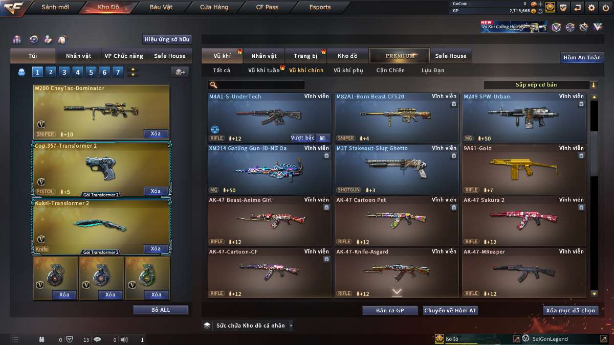 shop acc cf uy tin gia re